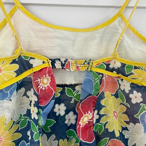 Vintage summer open back blouse - Picture 4 of 4